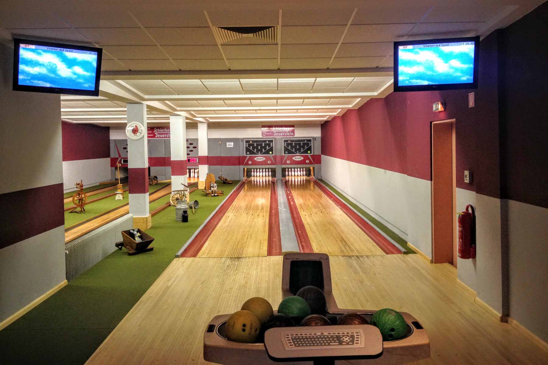 Bowling in der Edelweißalm Kegelbahn Edelweißalm
